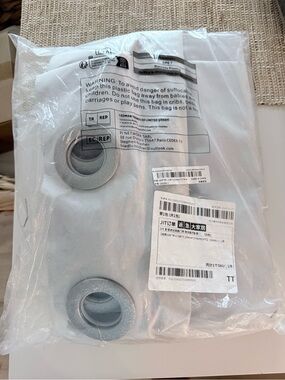 100x108 Curtain Panel - Light Gray